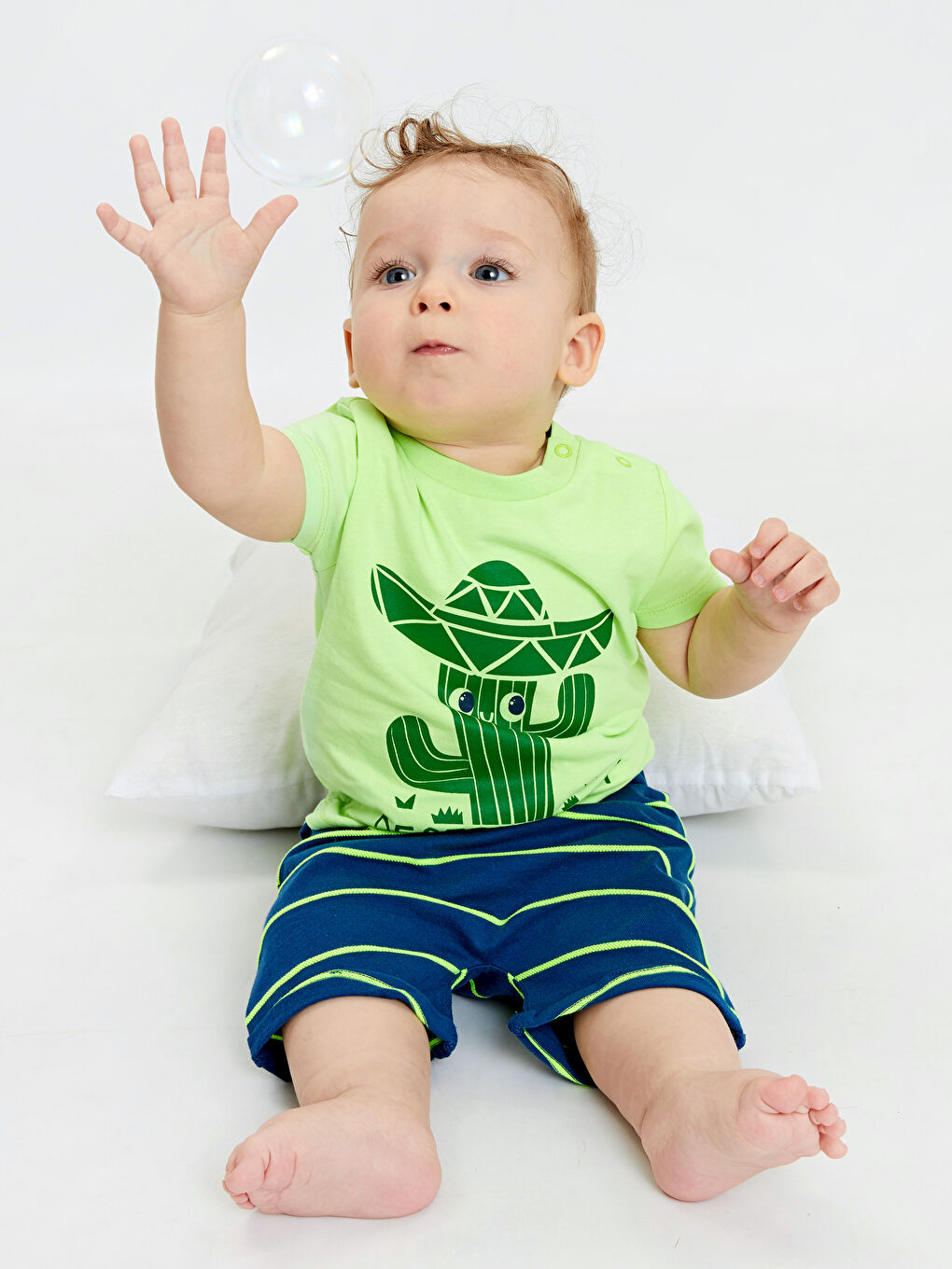 Body bébé VERT Unisexe-5