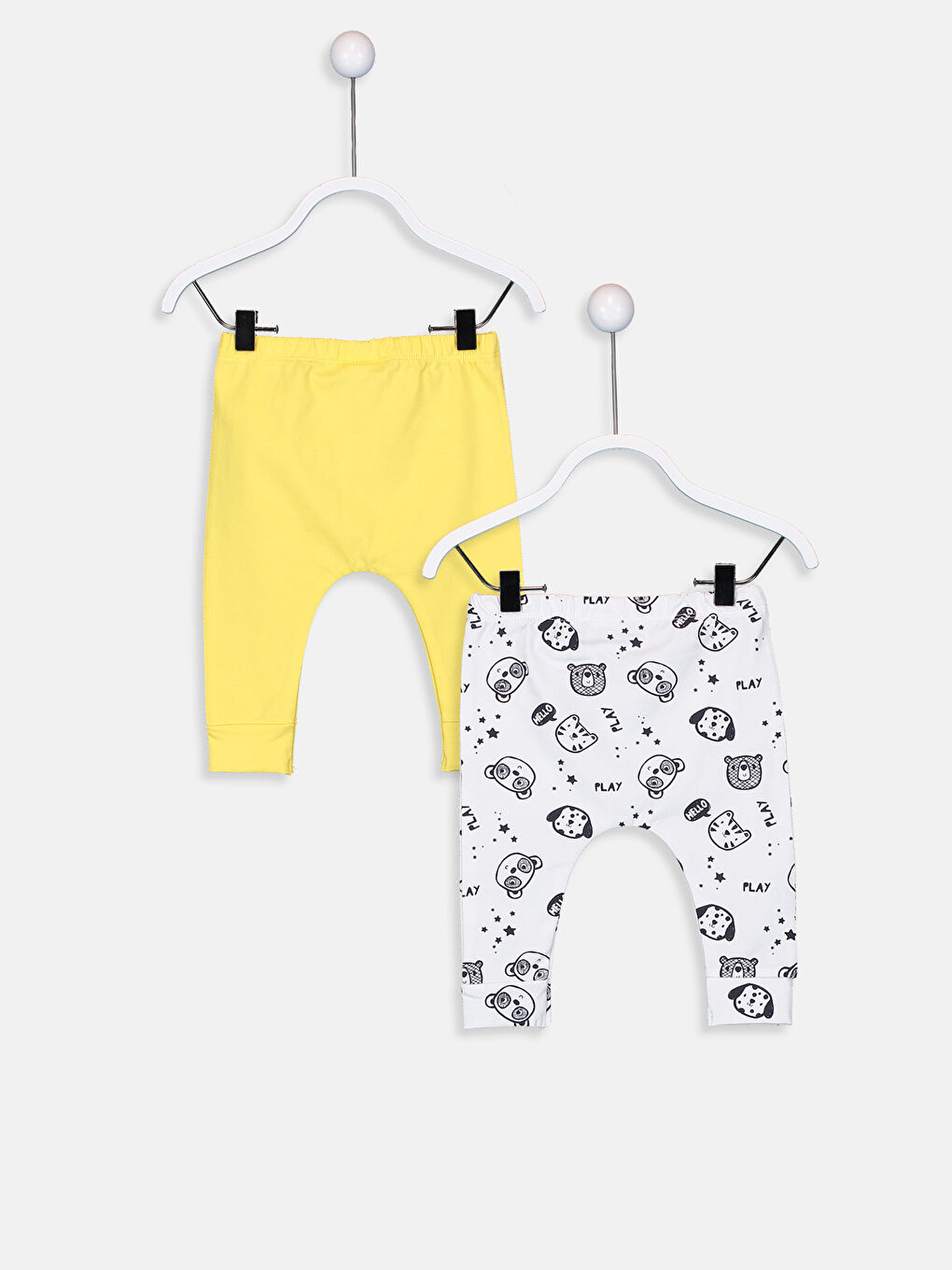 Unisex WHITE Trousers-1