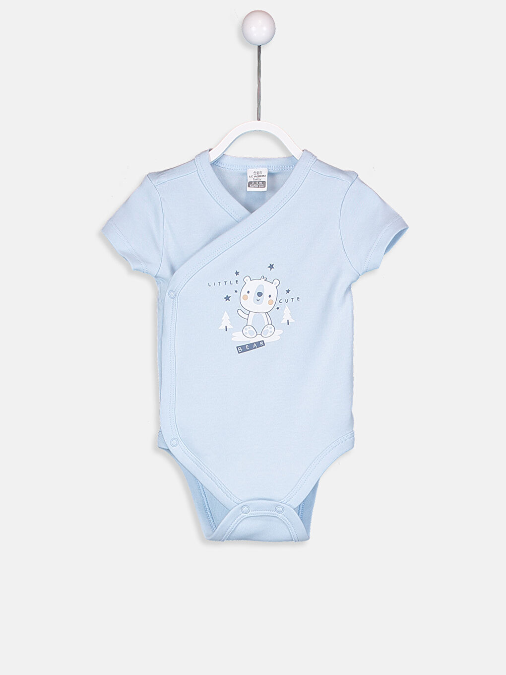 Body bébé BLEU Unisexe-1