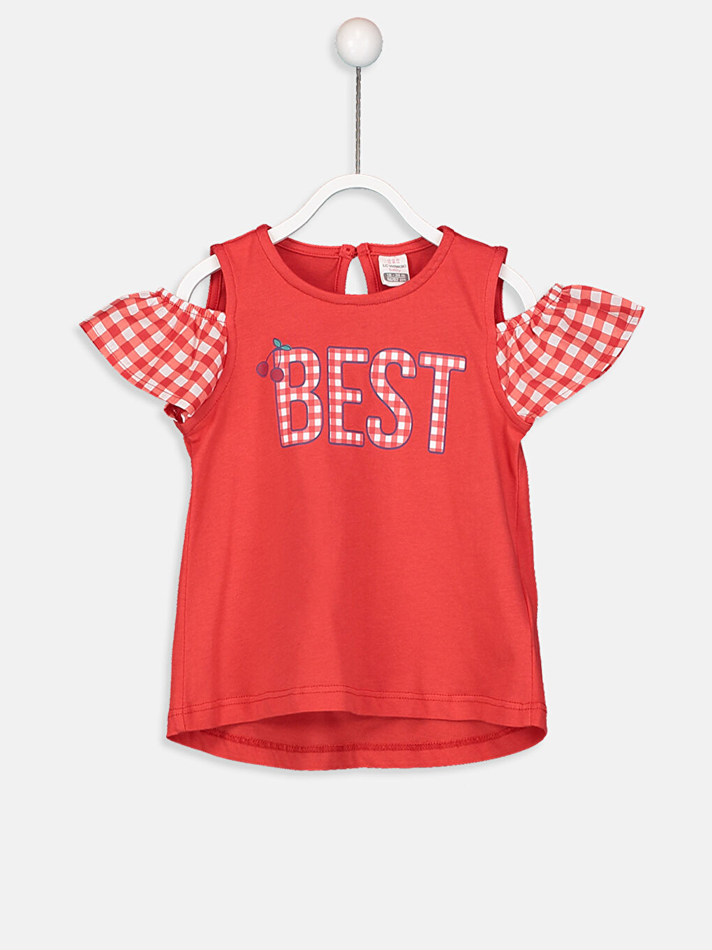 T-shirt ROUGE Bébé Fille