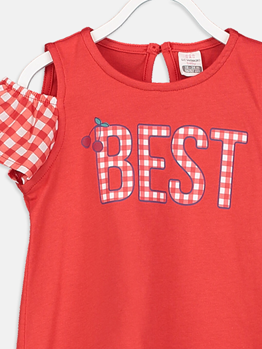 T-shirt ROUGE Bébé Fille-2