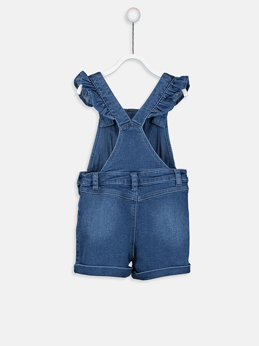 Baby Girl INDIGO Dungarees-1