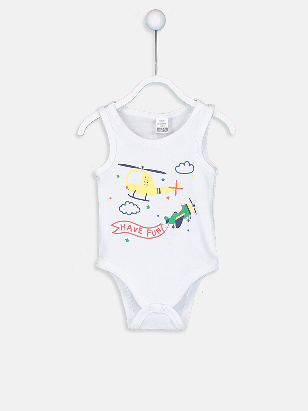 Gri Erkek Bebek Çıtçıtlı Body 2'li-3