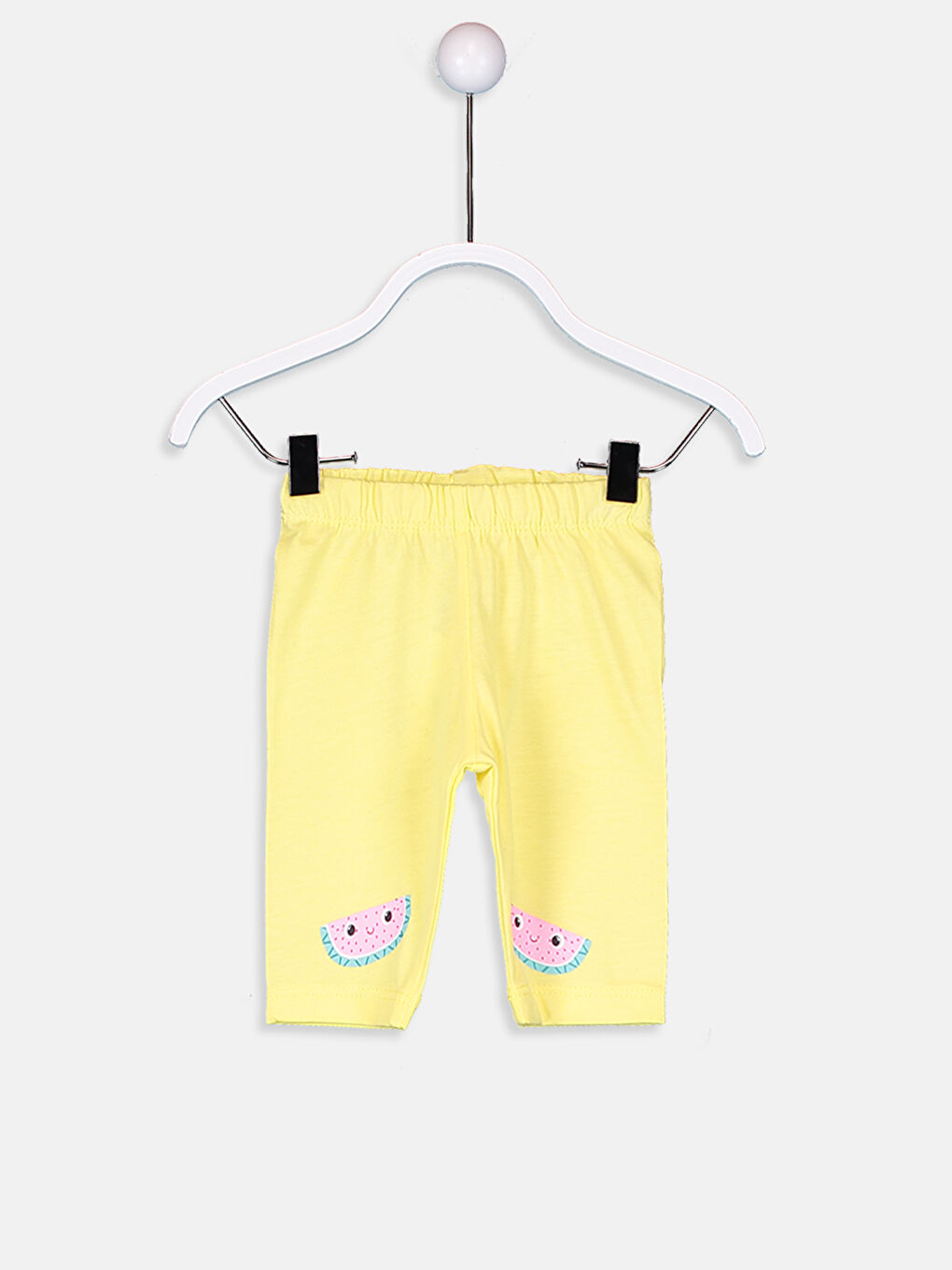 Beyaz Bisiklet Yaka Kolsuz Baskılı Kız Bebek Pijama Takımı-3