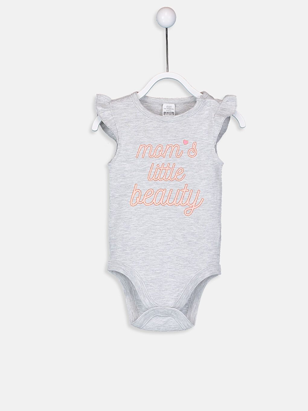 Pembe Bisiklet Yaka Kolsuz Kız Bebek Çıtçıtlı Body 2'li-2