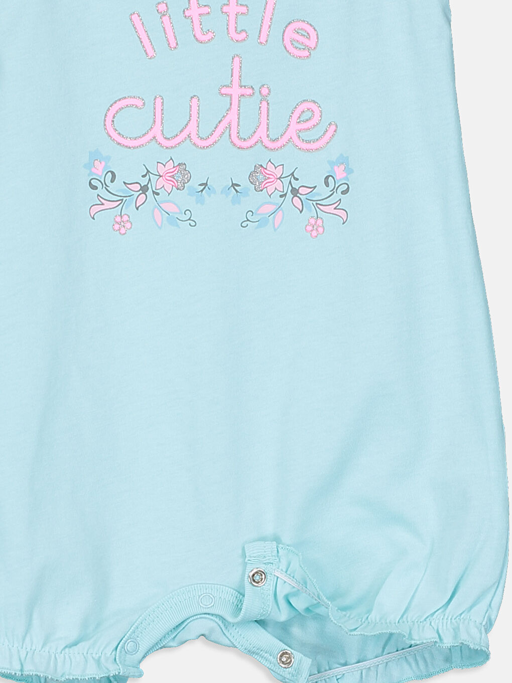 عبوتان جمبسوت قطن مزخرف للبنات الرضع-4