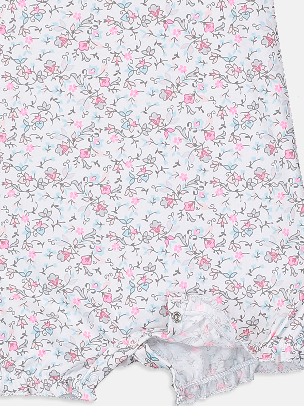 عبوتان جمبسوت قطن مزخرف للبنات الرضع-5