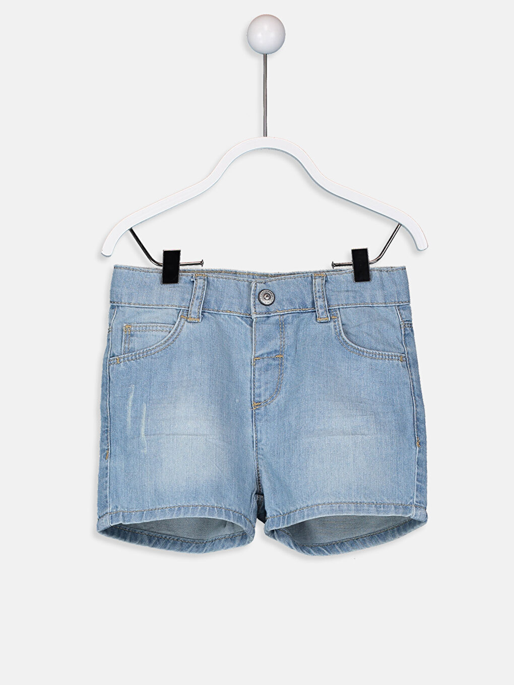 Açık İndigo Rodeo Jean Şort