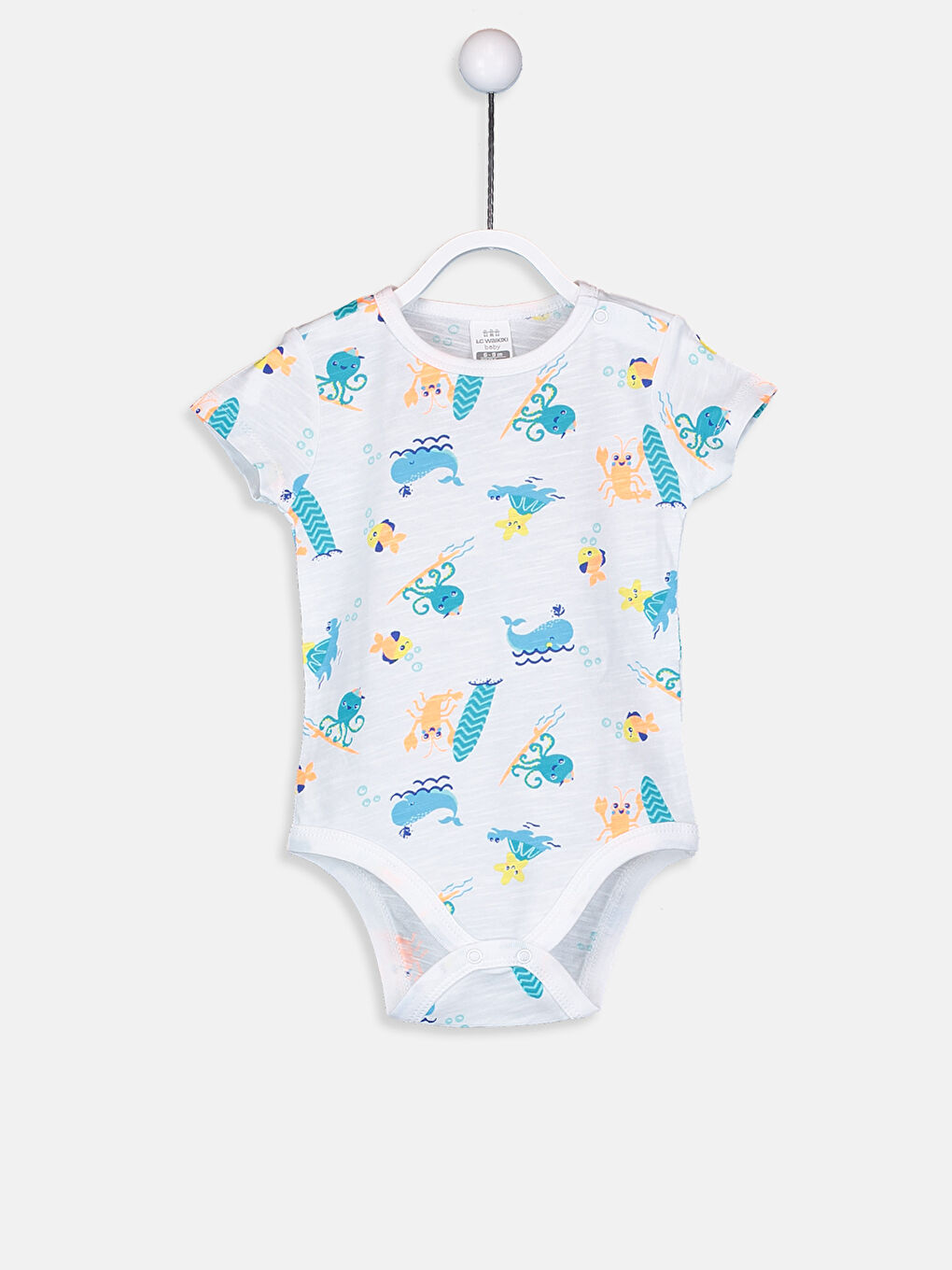 Mercan Erkek Bebek Çıtçıtlı Body 2'li-3