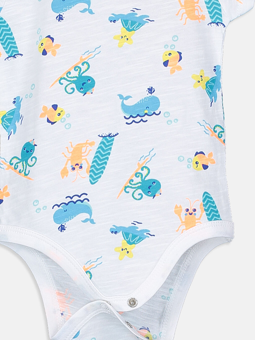 Mercan Erkek Bebek Çıtçıtlı Body 2'li-5