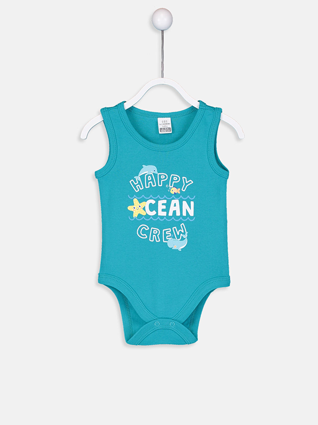 Turkuaz Erkek Bebek Pamuklu Çıt Çıtlı Body 2'li-3