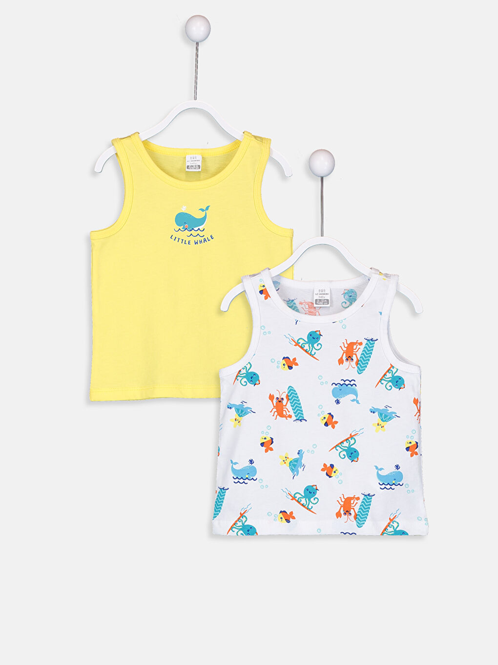 2-pack Baby Boy’s Printed Cotton Tank Top