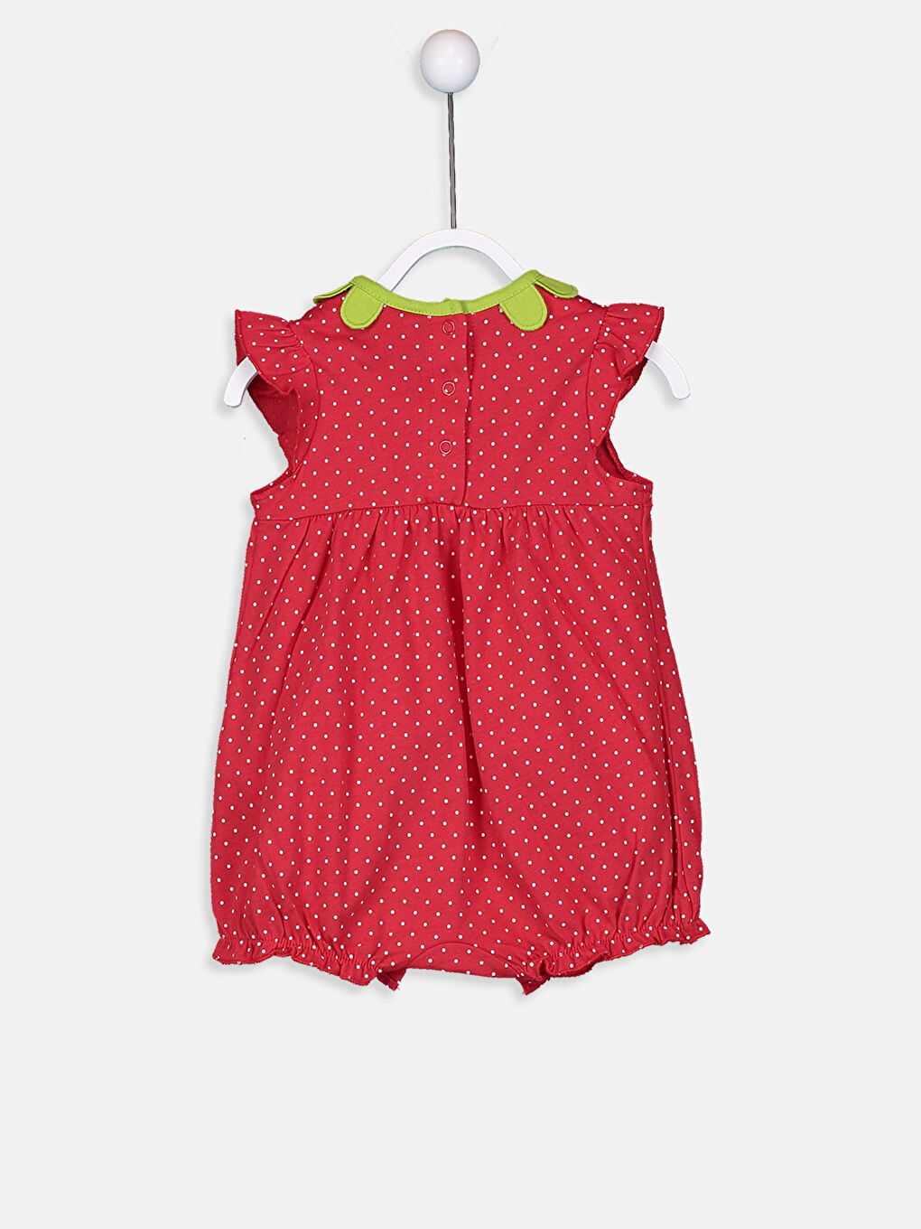 Комбінезони для дівчаток з круглим вирізом горловини, довгим рукавом та принтом-2