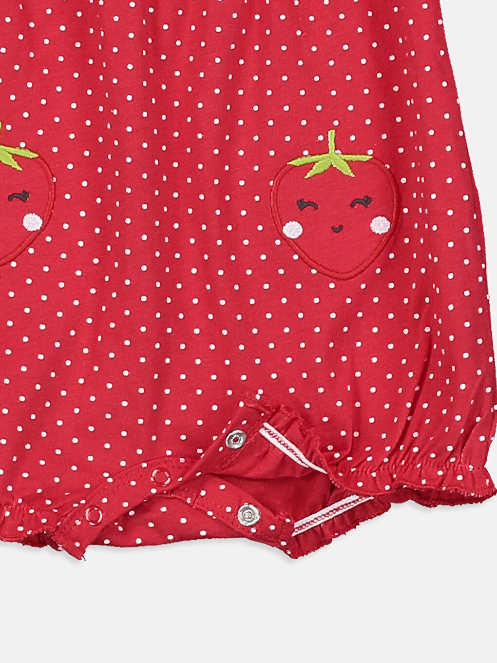 Комбінезони для дівчаток з круглим вирізом горловини, довгим рукавом та принтом-3