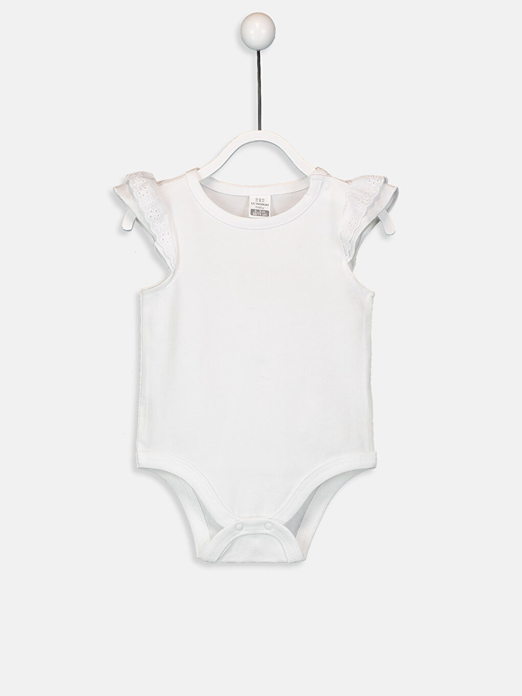 Pembe Bisiklet Yaka Kolsuz Kız Bebek Çıtçıtlı Body 2'li-2