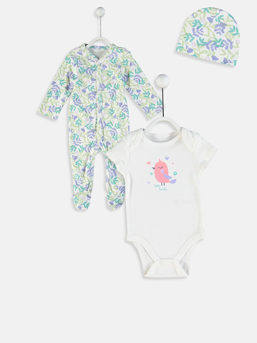 Baby Girl ECRU Newborn Set