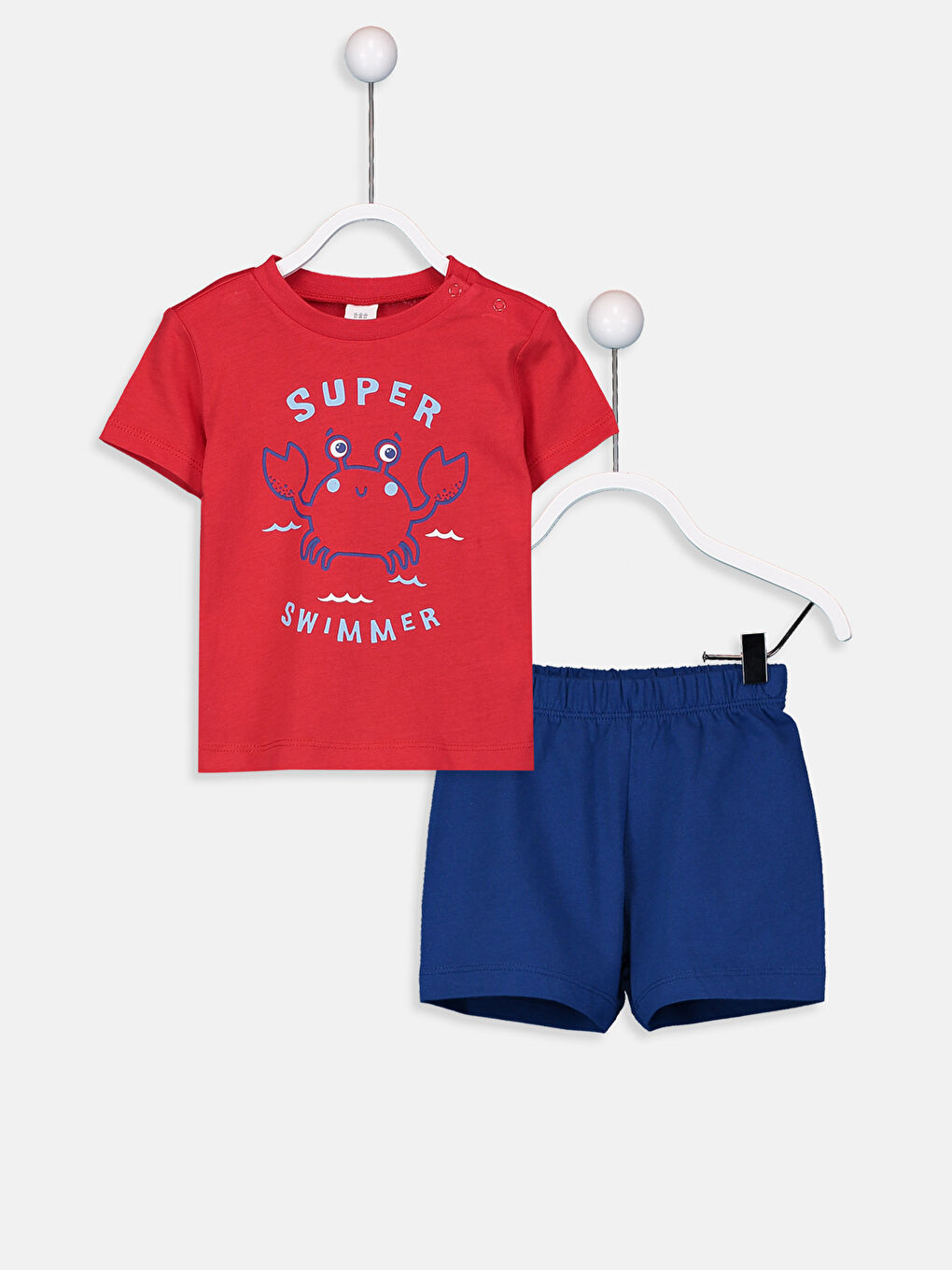 Lacivert Erkek Bebek Pijama Takımı