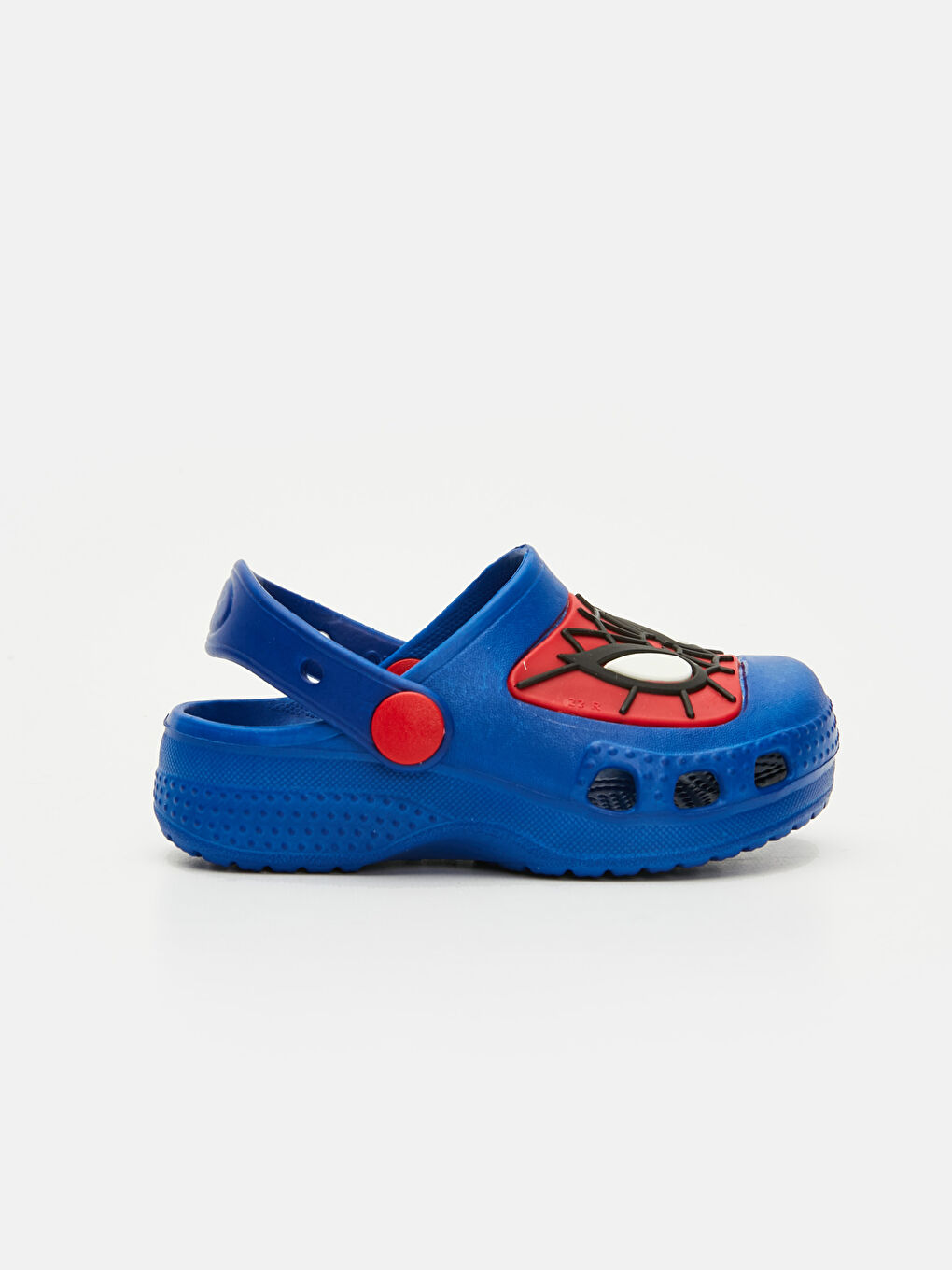 Mavi Erkek Bebek Spiderman Lisanslı Patchli Plaj Sandaleti