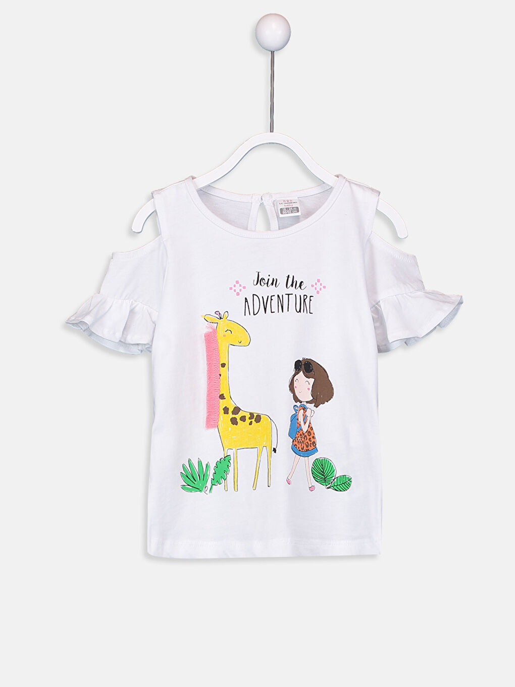 T-shirt pour Bébé Filles à Manches Courtes et Col Rond