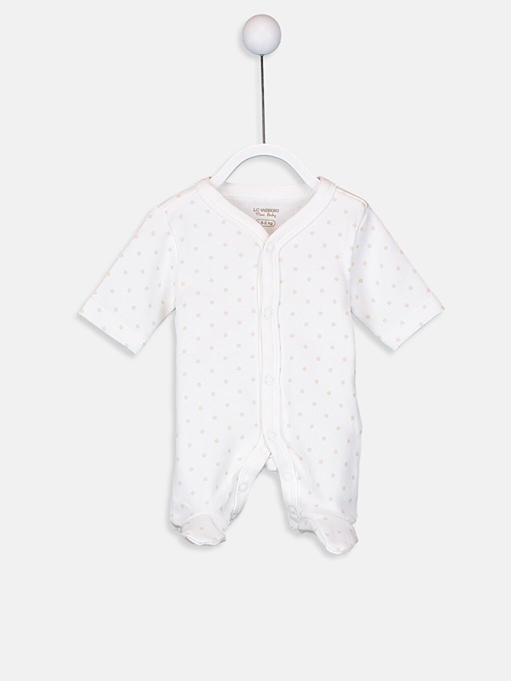 Ekru Prematüre Kız Bebek Hastane Seti-3