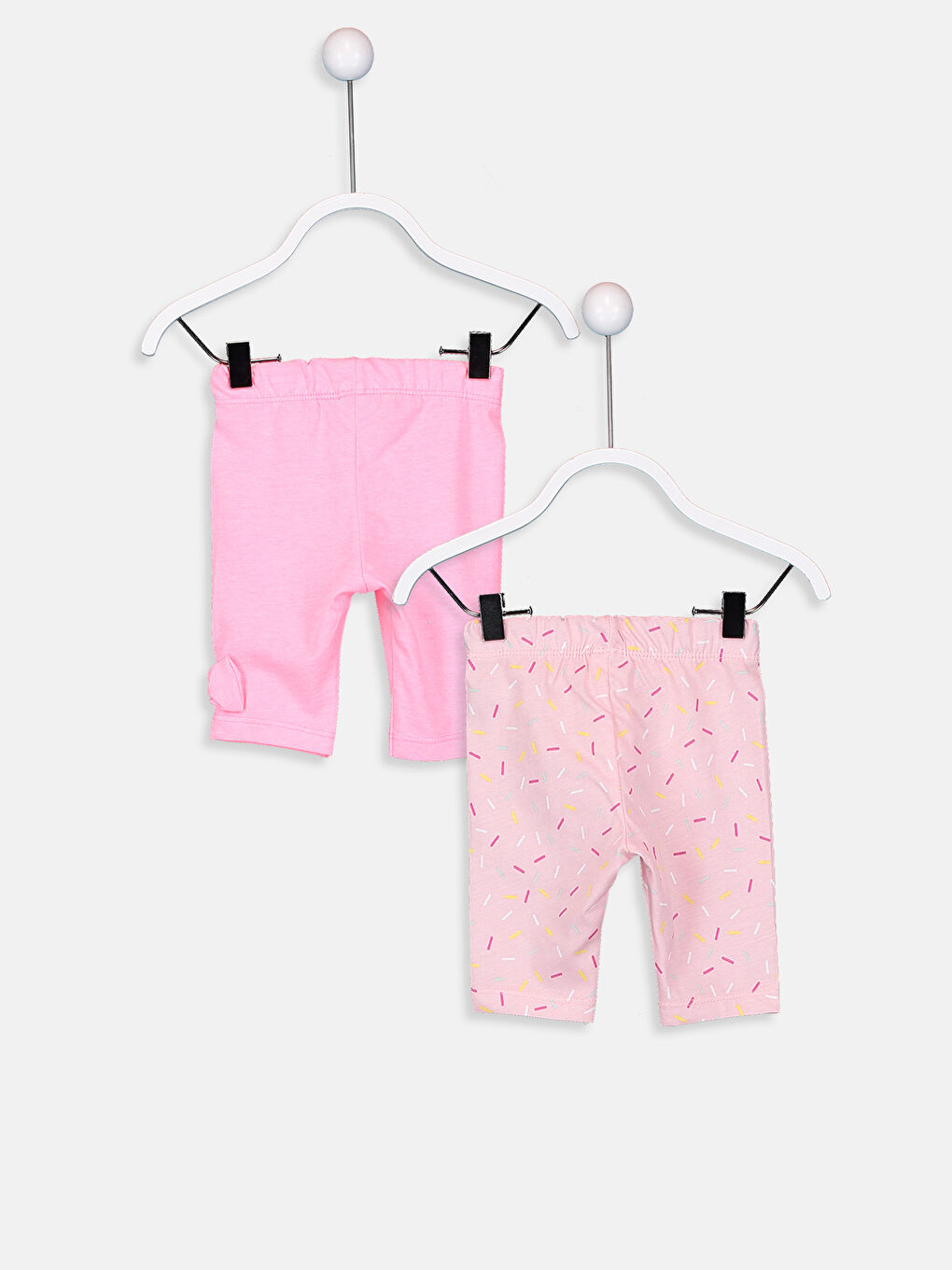 Lot de 2 Bas de Pyjama en Coton pour Bébé Fille-1
