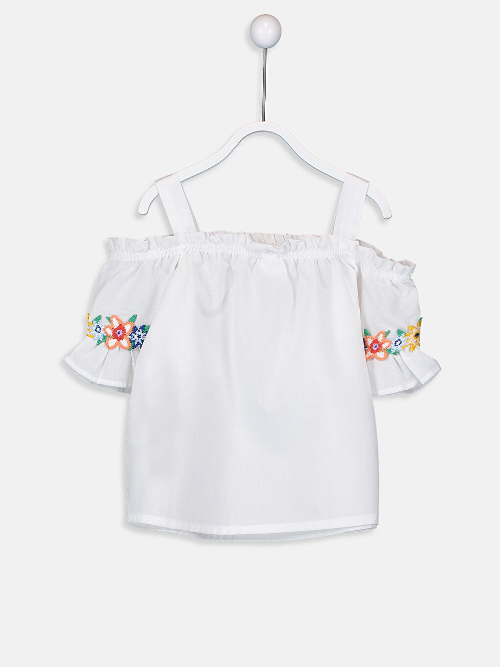 قميص أبيض طفلة صغيرة-2