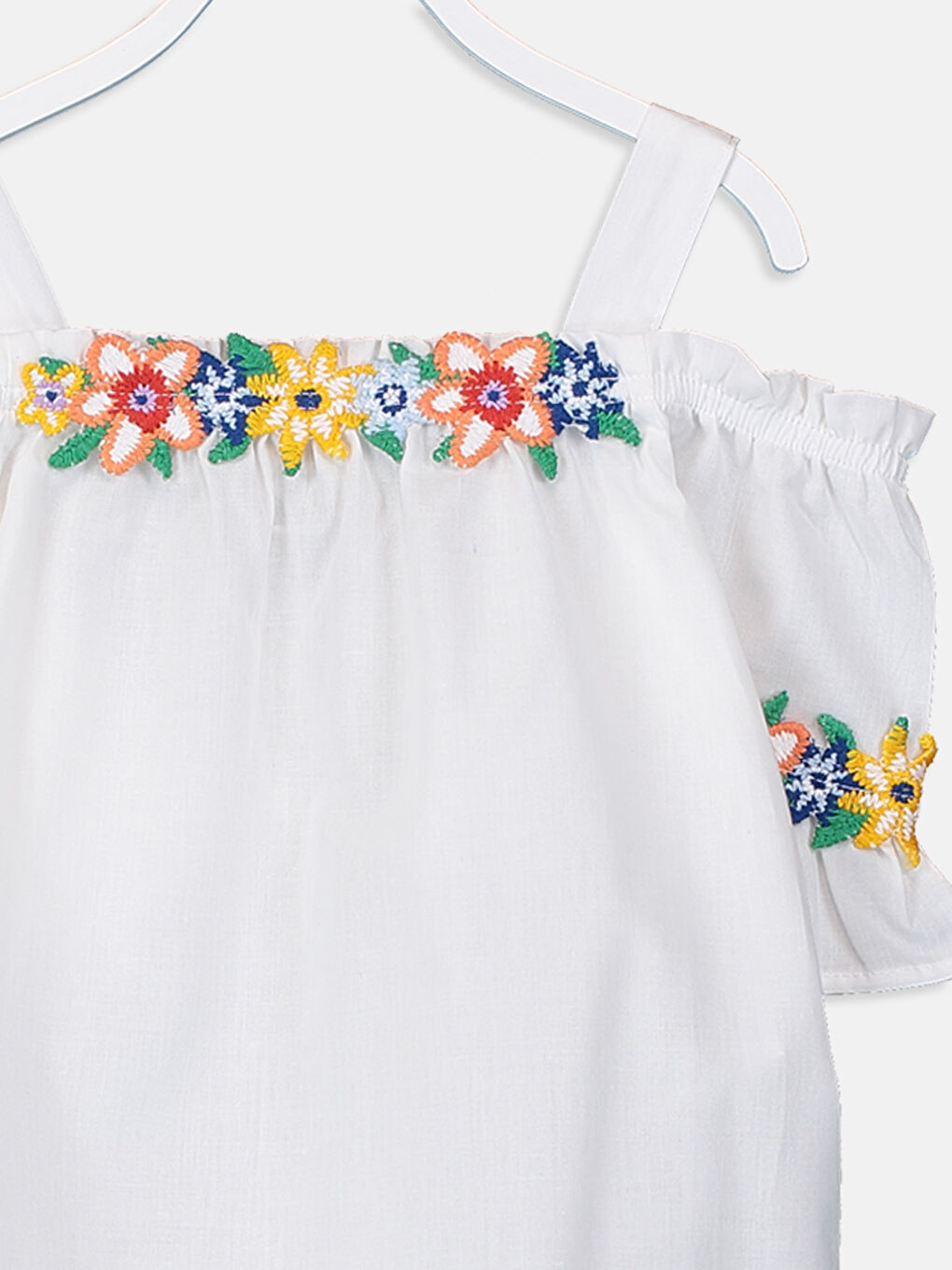 قميص أبيض طفلة صغيرة-3