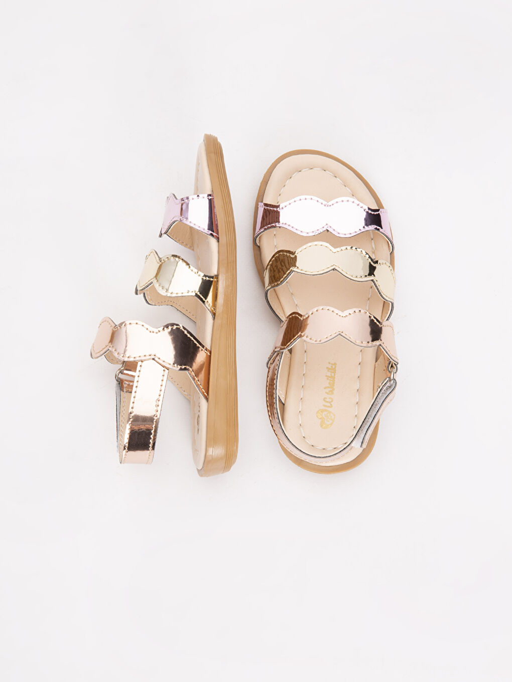 Sarı Altın Sandalet-1