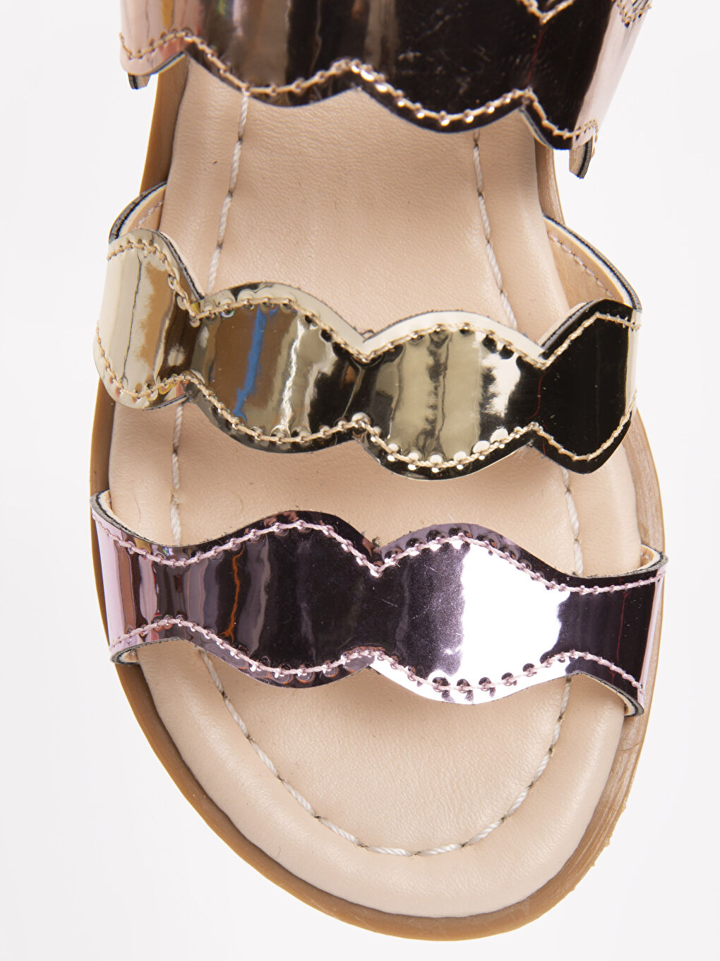 Sarı Altın Sandalet-4