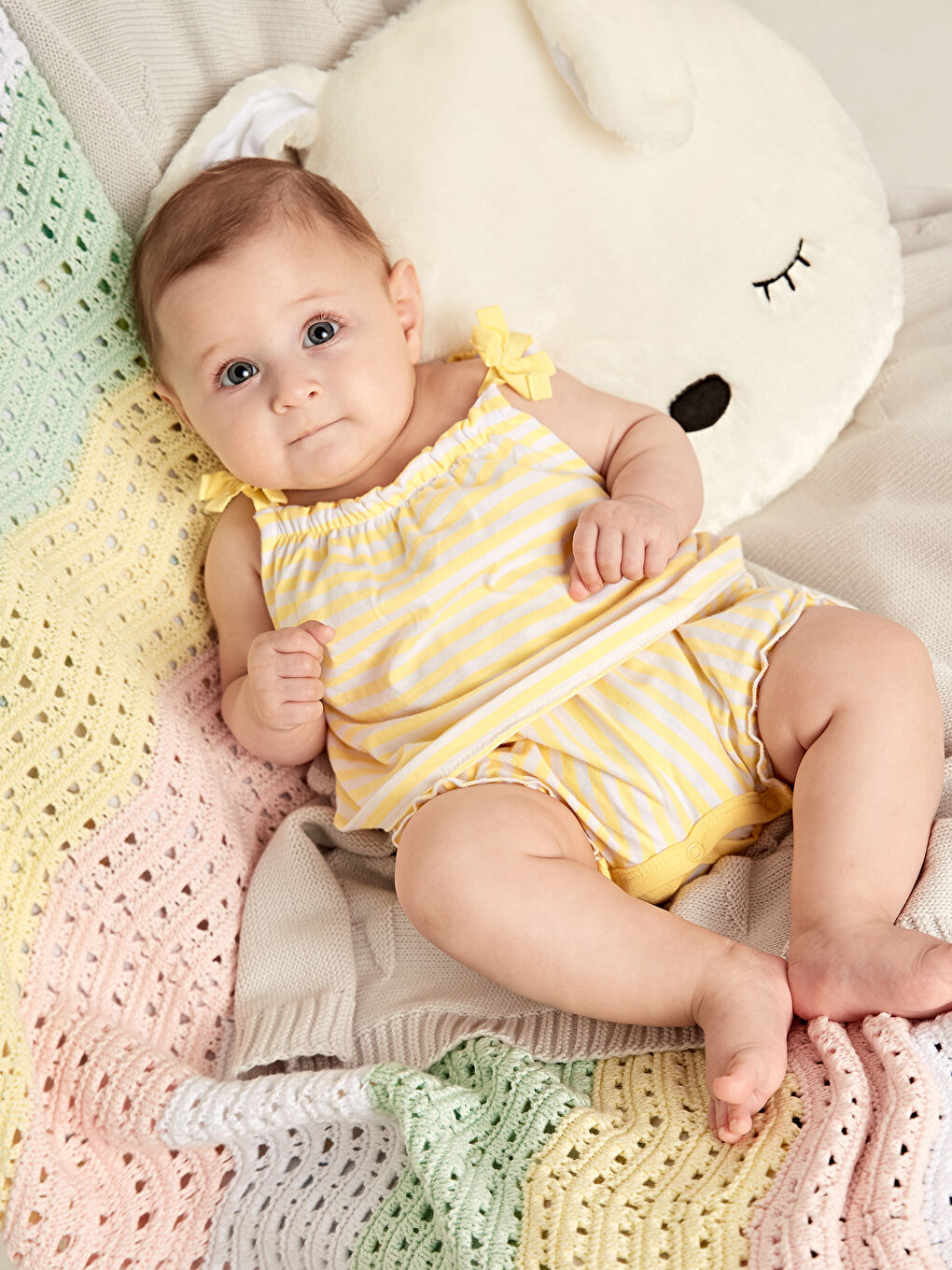LCW baby Baby Girl YELLOW Jumpsuit -9SJ825Z1-LKF