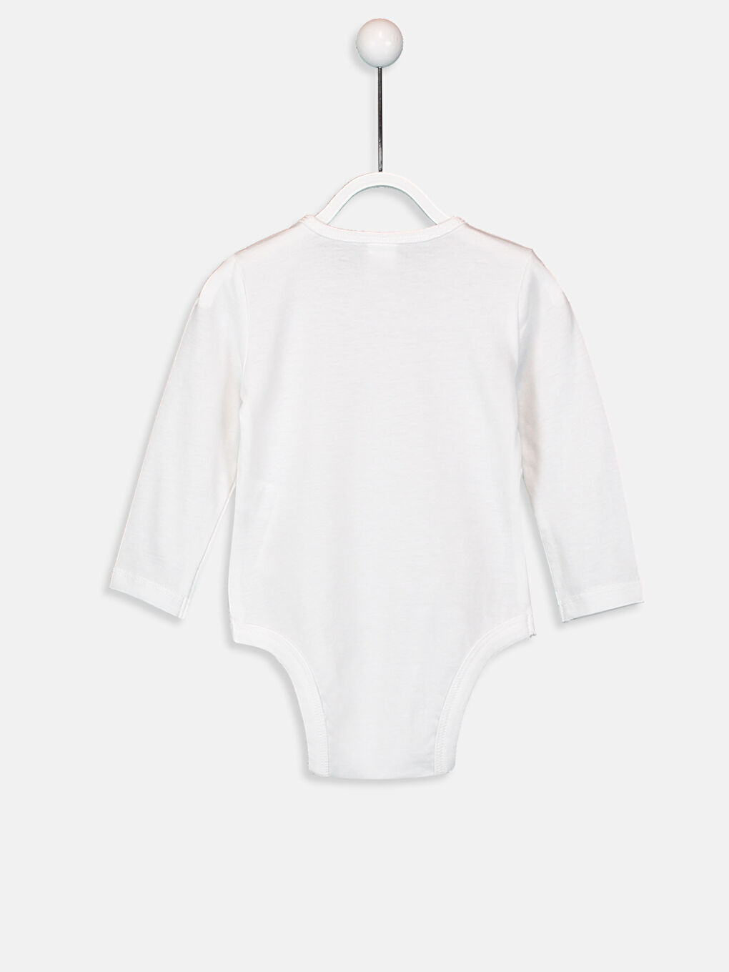 Beyaz Erkek Bebek Çıtçıtlı Body 2'li-1