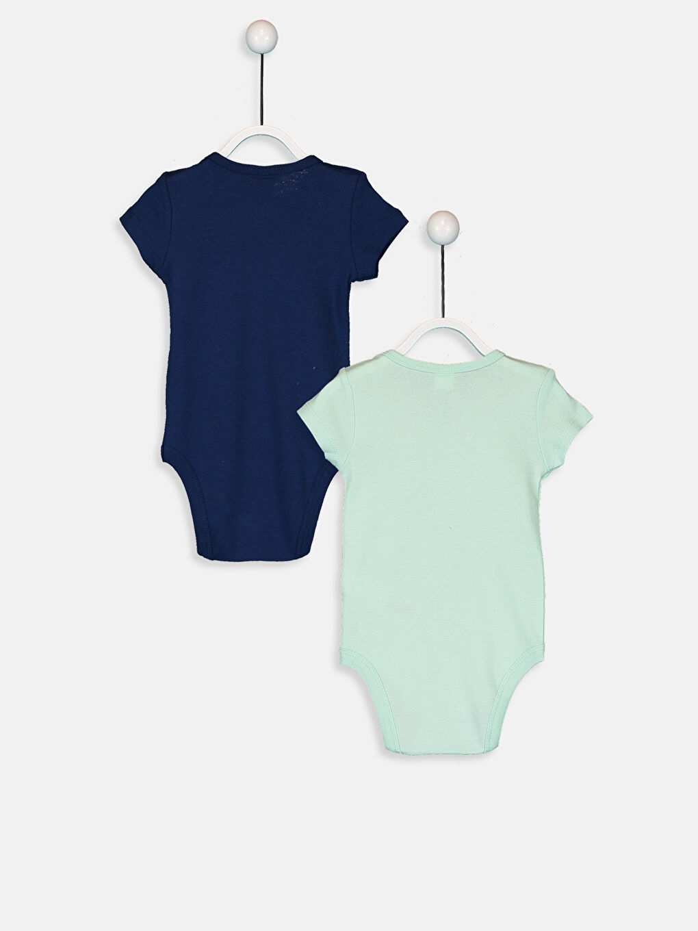 Yeşil Erkek Bebek Pamuklu Çıtçıtlı Body 2'li-1