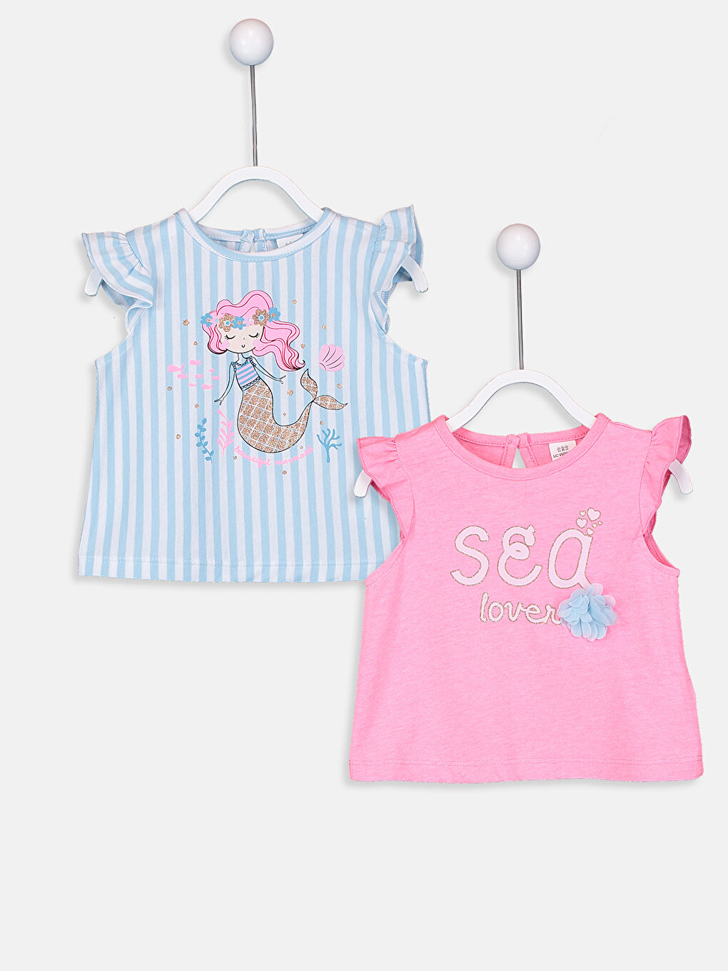 LCW baby Baby Girl BLUE Bodysuit -9SL526Z1-LEN