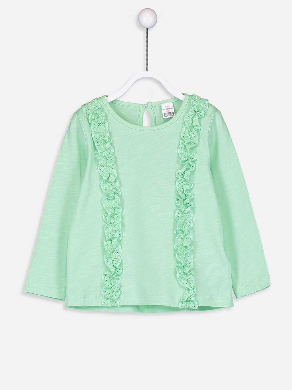 Малышки девочки Зелёный футболка