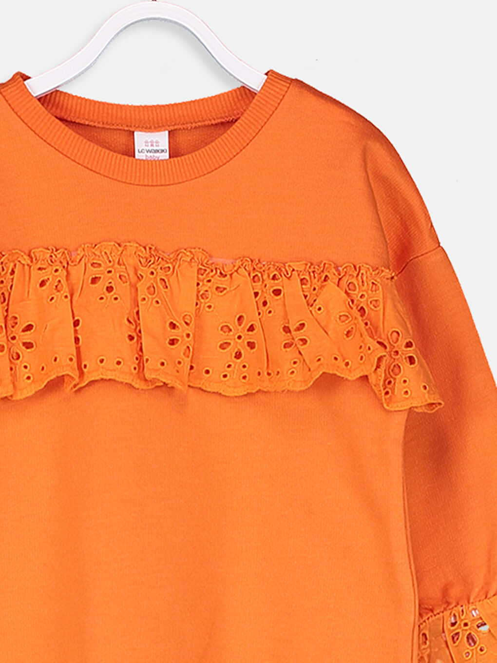 Baby Girl ORANGE Sweatshirt-2
