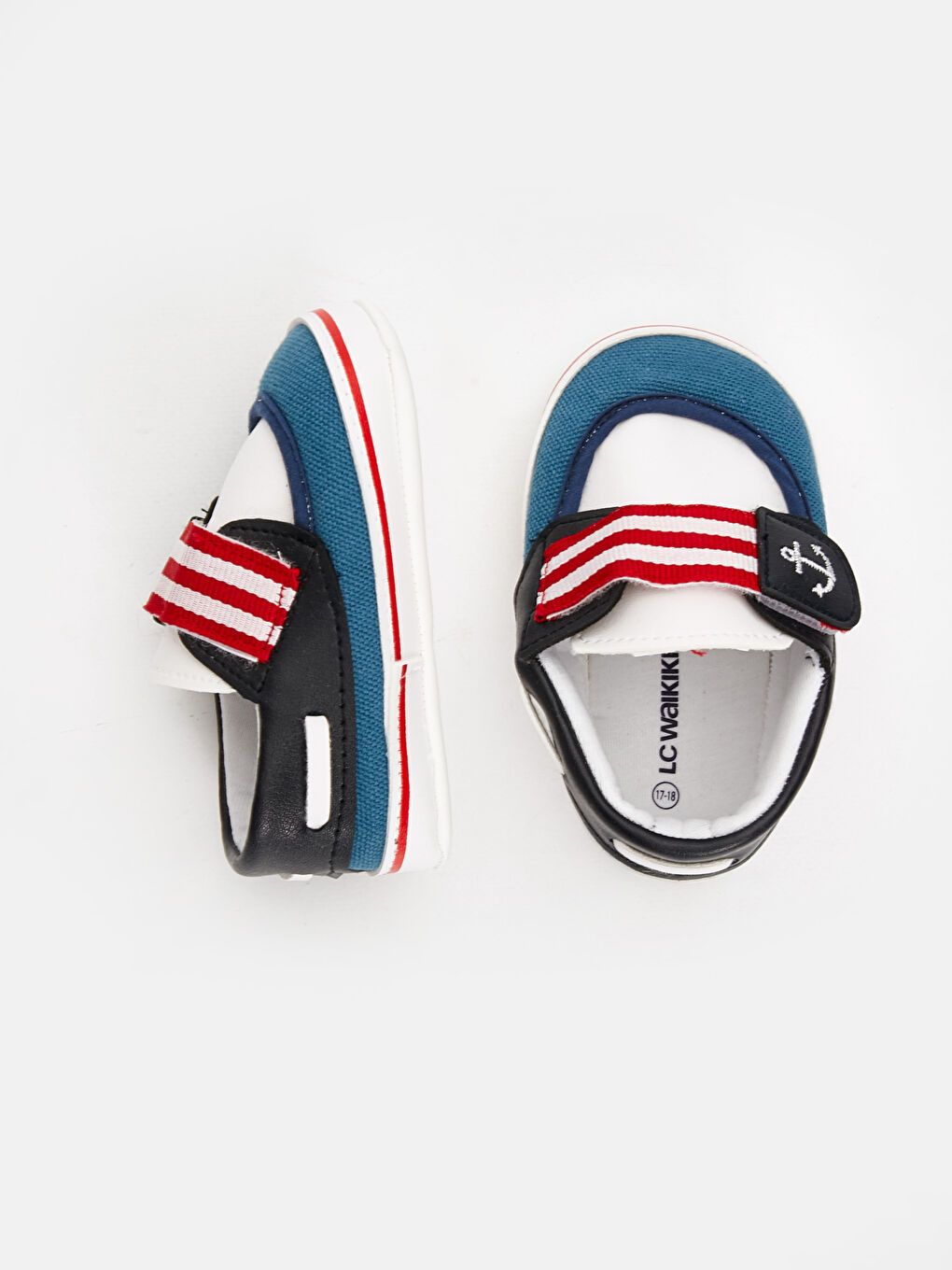 Lacivert Erkek Bebek Yürüme Öncesi Ev Ayakkabısı-1