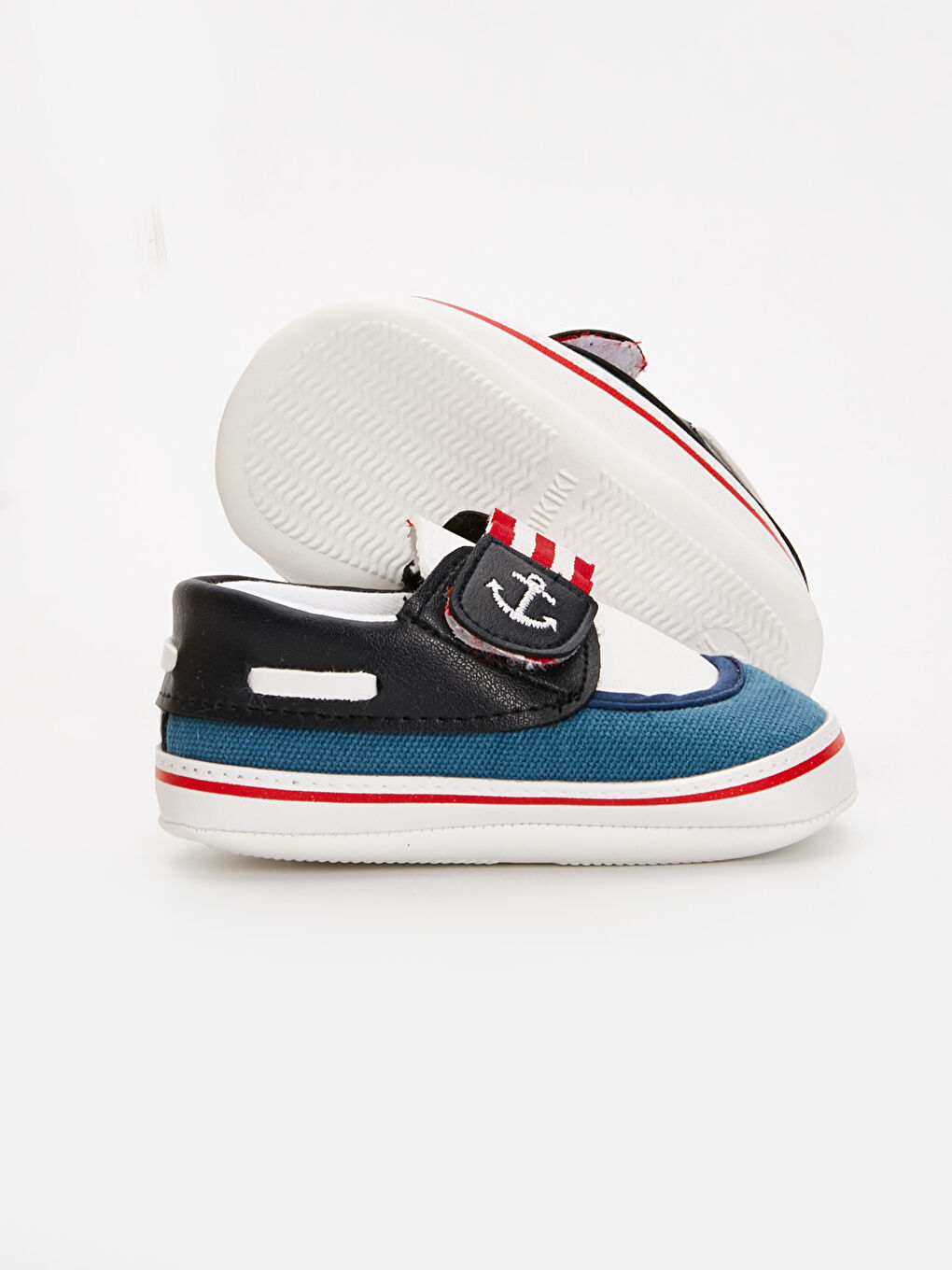 Lacivert Erkek Bebek Yürüme Öncesi Ev Ayakkabısı-2