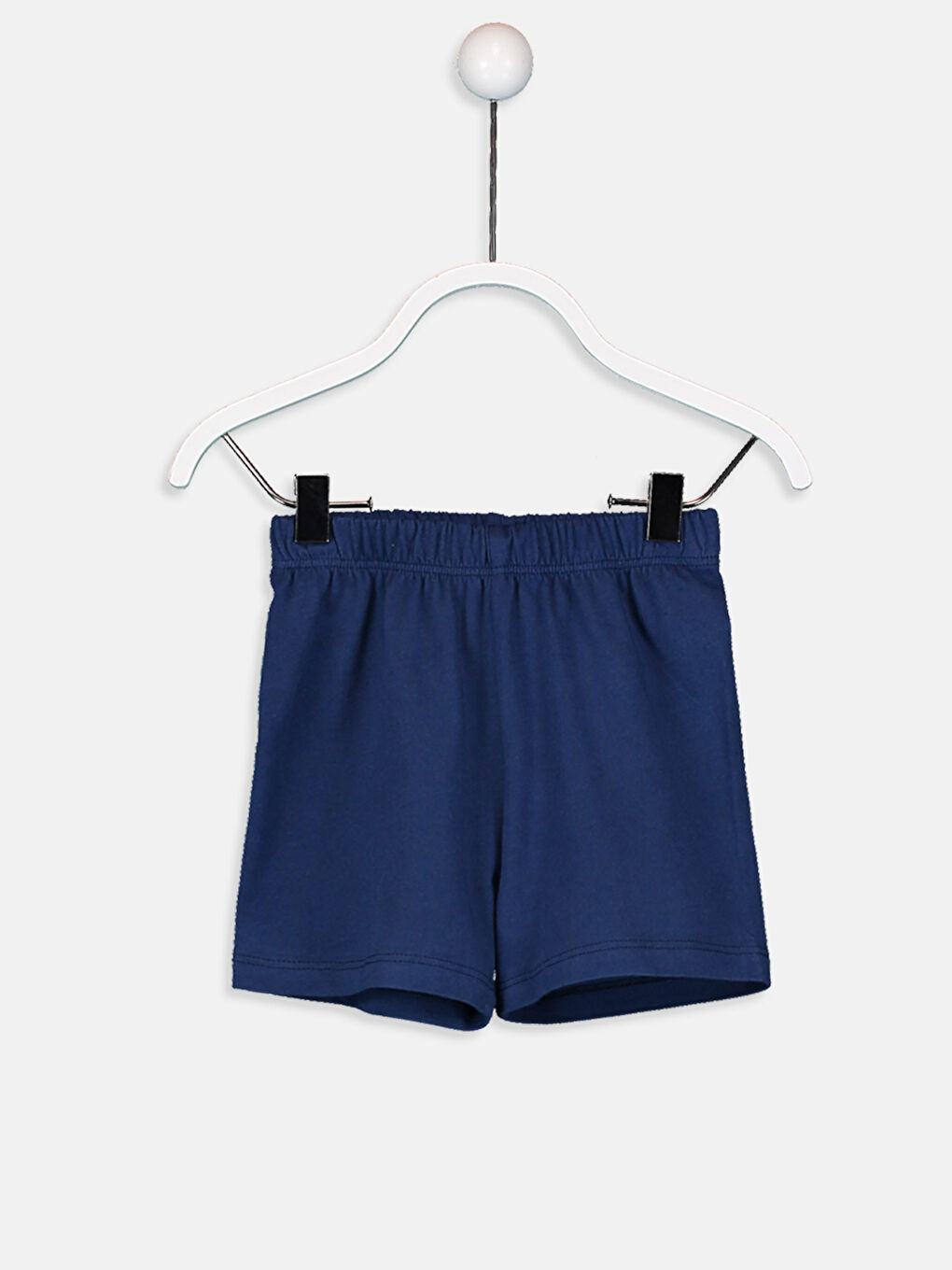 Beyaz Erkek Bebek Pamuklu Tişört ve Şort-4