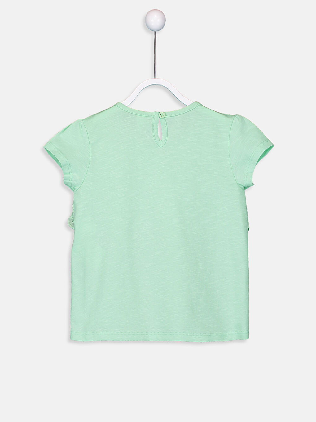 تي شيرت اخضر طفلة صغيرة-1