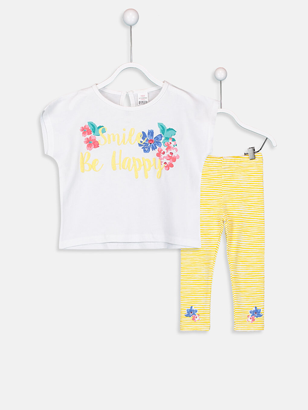 LCW baby Baby Girl ECRU Set -9SP116Z1-EEW