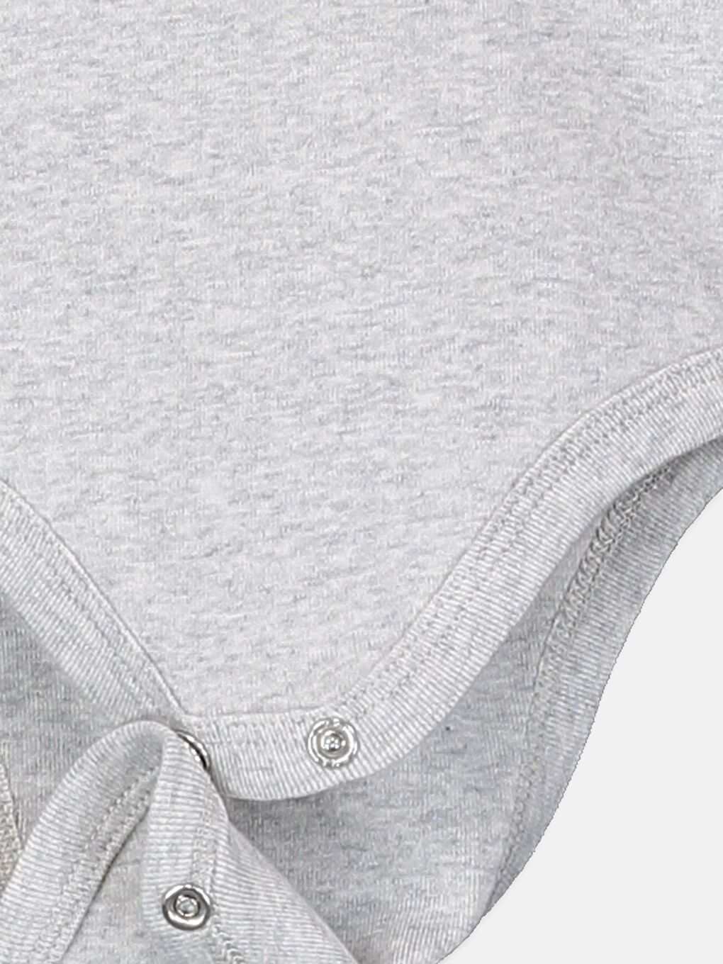 Beyaz Erkek Bebek Pamuklu Çıt Çıtlı Body-2