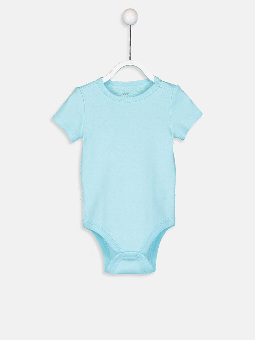 Turkuaz Erkek Bebek Pamuklu Çıt Çıtlı Body