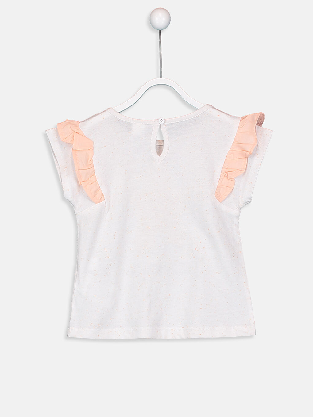 Crew Neck Short Sleeve Baby Girls' T-Shirt-1