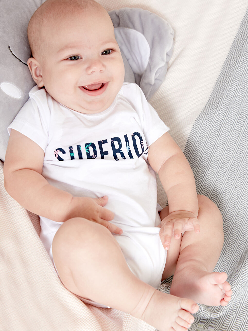 Baby Boy WHITE Jumpsuit