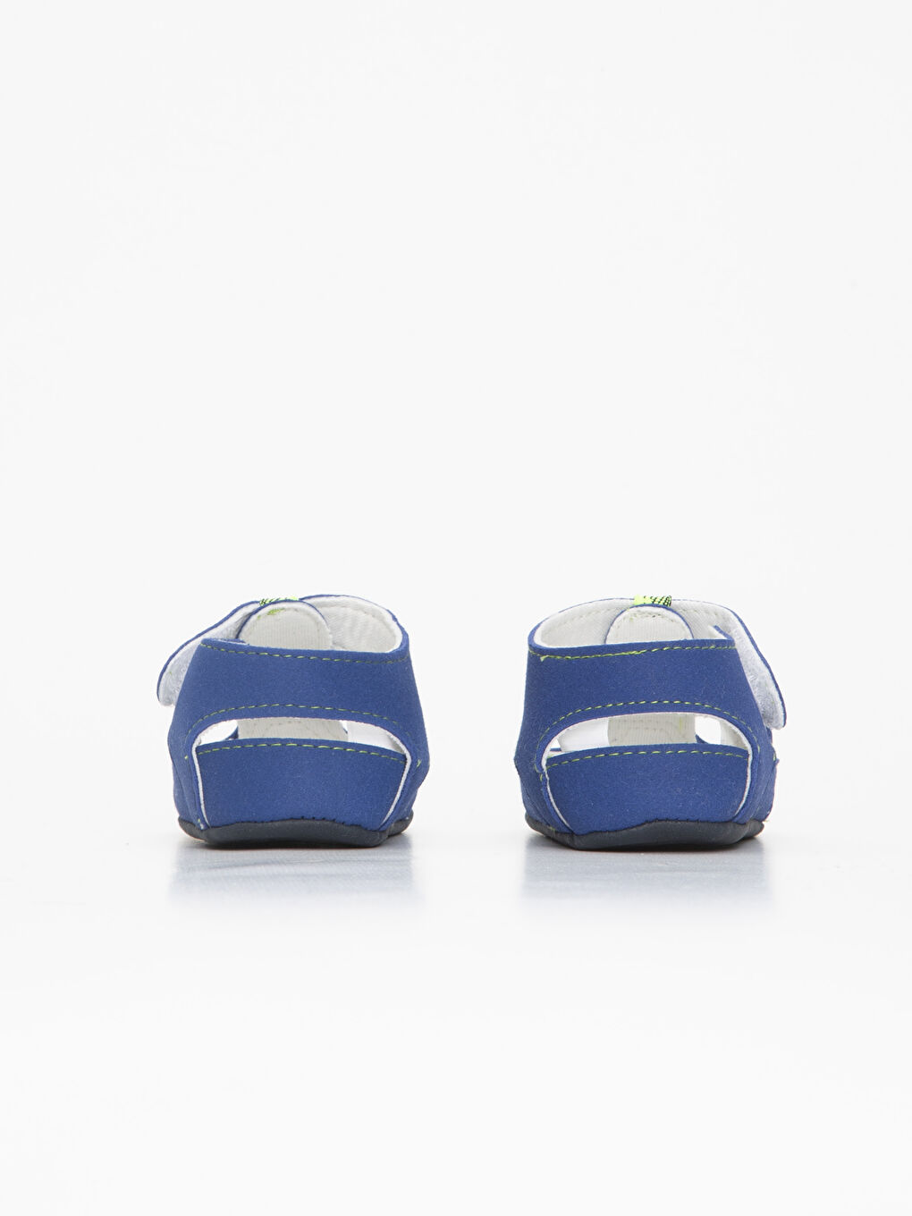 Mavi Erkek Bebek Cırt Cırtlı Yürüme Öncesi Ayakkabı-3