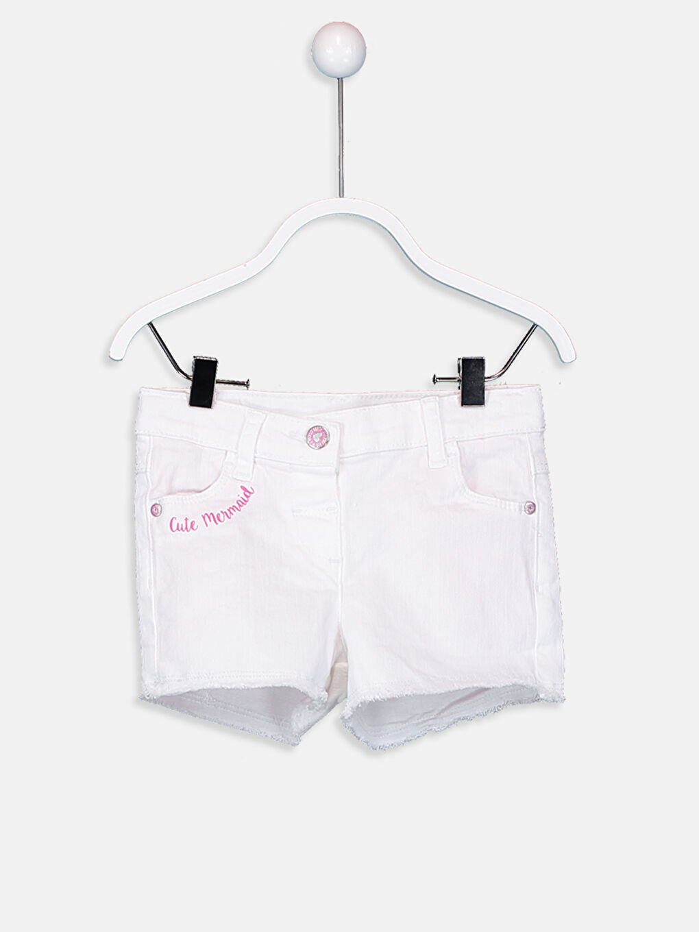 Baby Girl WHITE Shorts