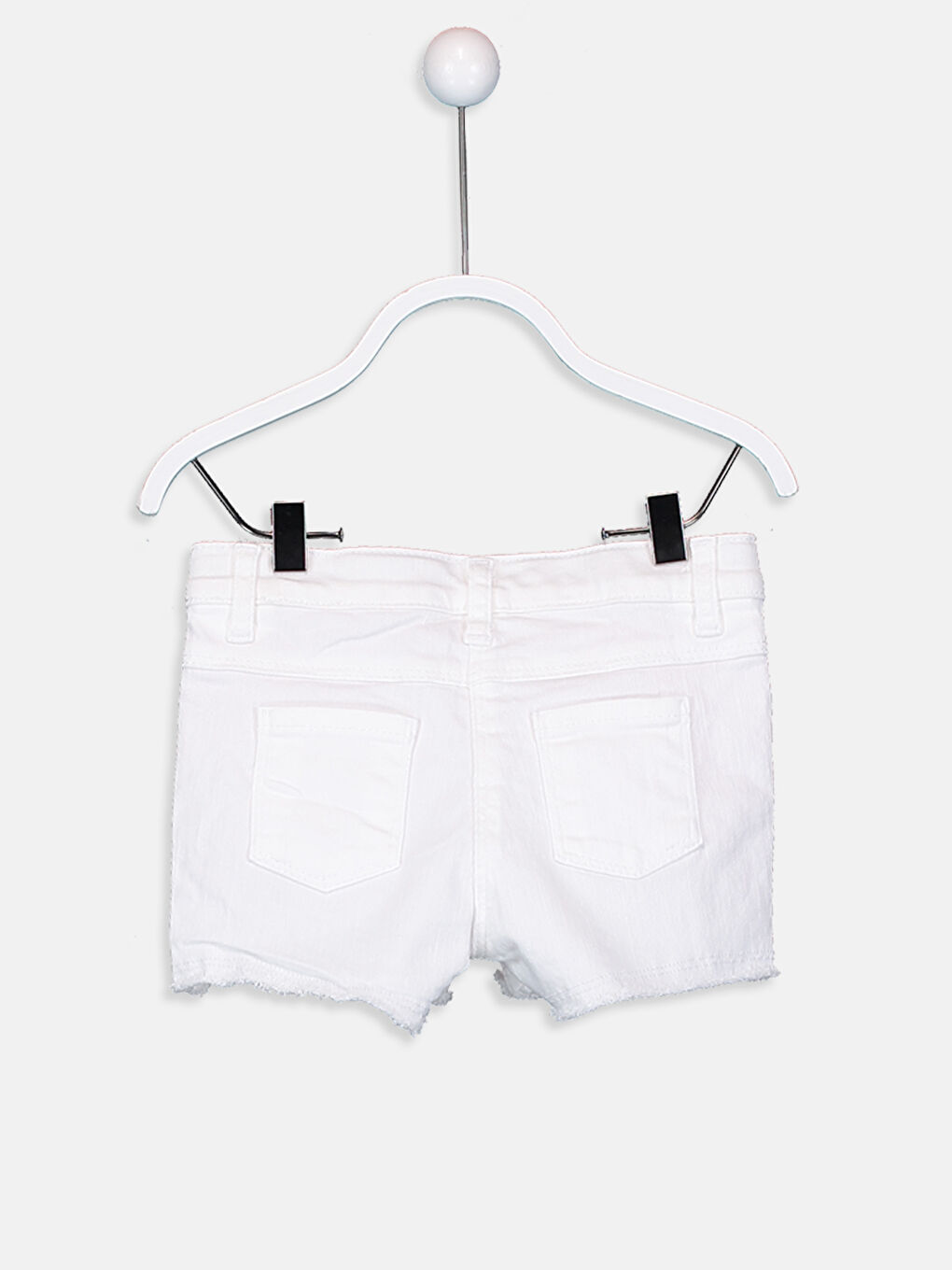 Baby Girl WHITE Shorts-1