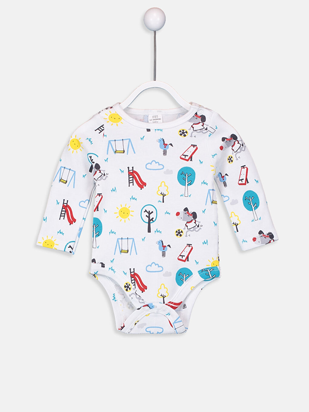 Kırmızı Erkek Bebek Pamuklu Çıt Çıtlı Body 2'li-4