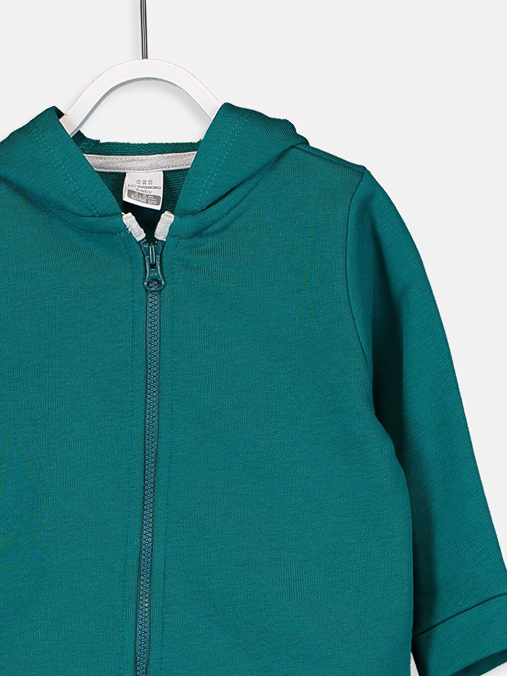 Yeşil Fermuarlı Sweatshirt-2