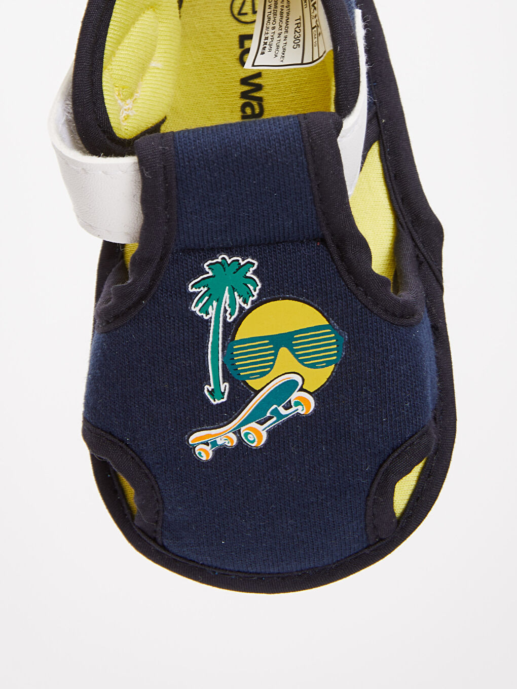 Lacivert Erkek Bebek Yürüme Öncesi Sandalet-4